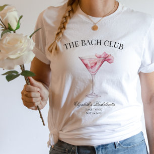 T-shirt Le Bach Club Pink Martini Bachelorette Girp Trip
