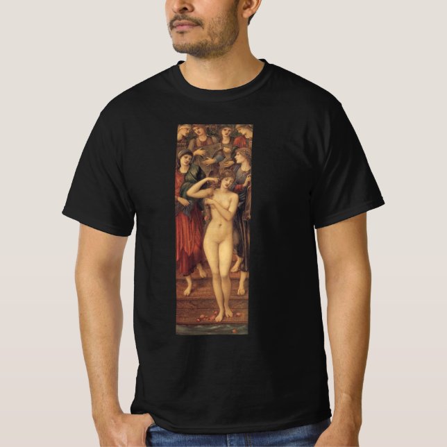 T-shirt Le bain de Vénus par Sir Edward Coley Burne-Jones (Devant)