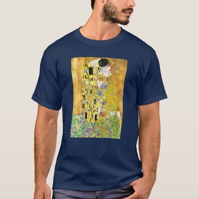 T-shirt Le Baiser de Gustav Klimt (Devant)