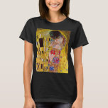 T-shirt Le baiser de Gustav Klimt, Art Nouveau Vintage<br><div class="desc">Le tableau ultime de l'amour, un beau design pour célébrer la Saint Valentin avec! The Kiss (détail) (1907-1908) de Gustav Klimt est un symbole de l'époque victorienne vintage de l'amour d'art et de la peinture romantique mettant en scène un couple romantique dans différentes nuances d'or, motifs et symboles, partageant un...</div>