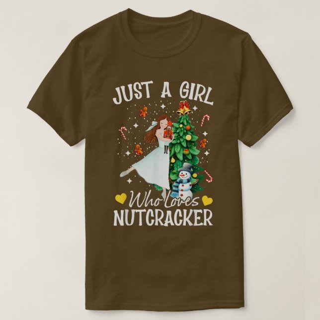 T-shirt Le ballet de Christmas (Design devant)