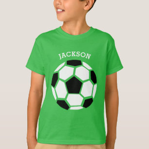 T-shirt Le ballon de football mignon personnalisé badine