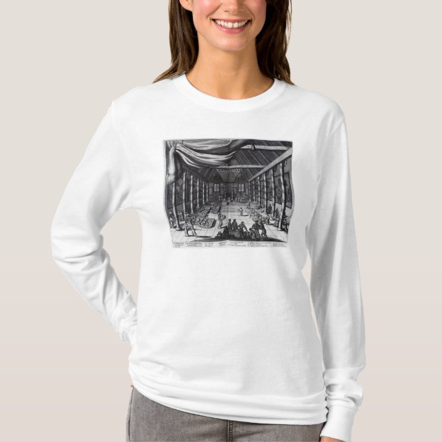 T-shirt Le banquet royal, illustration (Devant)