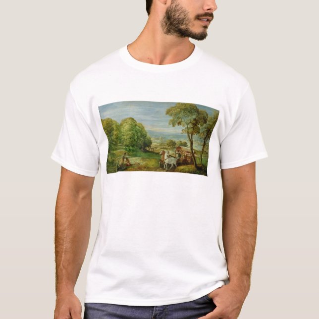 T-shirt Le baptême de l'eunuque éthiopien (Devant)