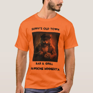 T-shirt Le bar et grill de Snuffy's Old Town à Gnawbone Mn