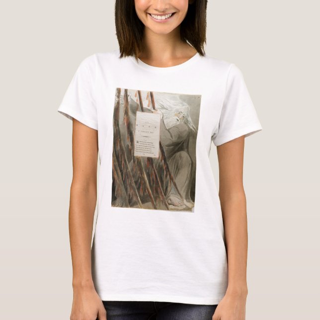 T-shirt Le Barde : Un Ode pindarique, tiré de "Les Poèmes  (Devant)