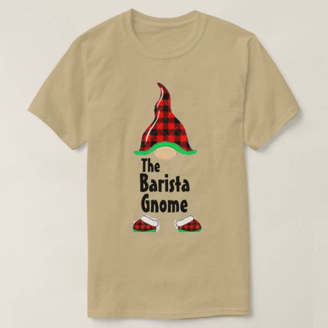 T-shirt Le Barista Gnome (Design devant)