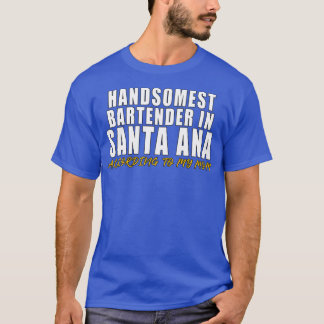 T-shirt Le barman le plus maladroit à Père Noël Ana Selon 
