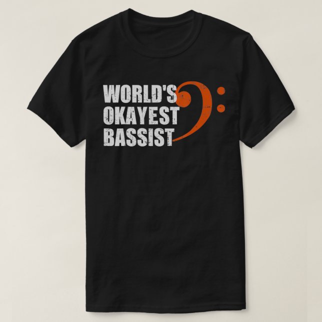 T-shirt Le barman le plus Okayest du monde  (Design devant)