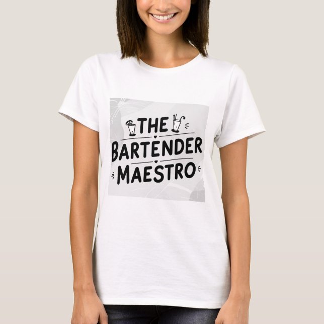 T-shirt Le barman Maestro  (Devant)