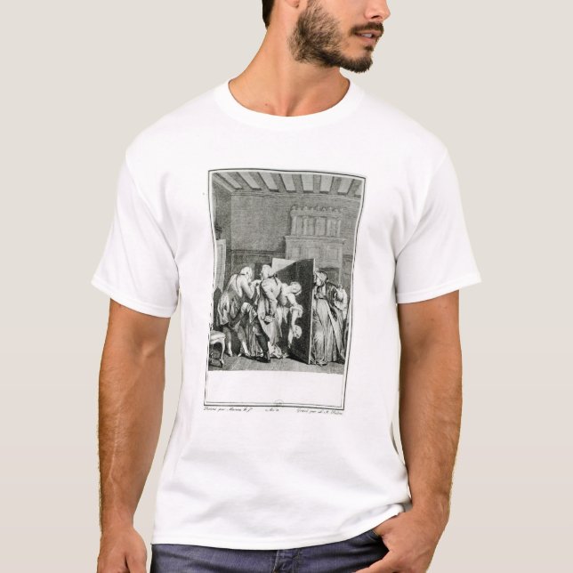 T-shirt Le baron… Candide salué (Devant)
