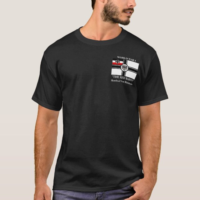 T-shirt Le baron rouge Manfred Von Richthofen Tee (Devant)