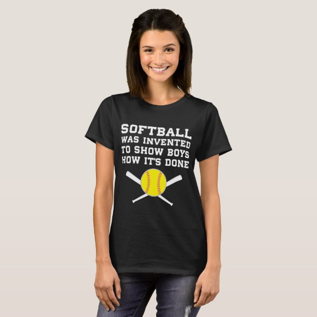 T-shirt Le base-ball a été inventé pour montrer à des (Devant entier)