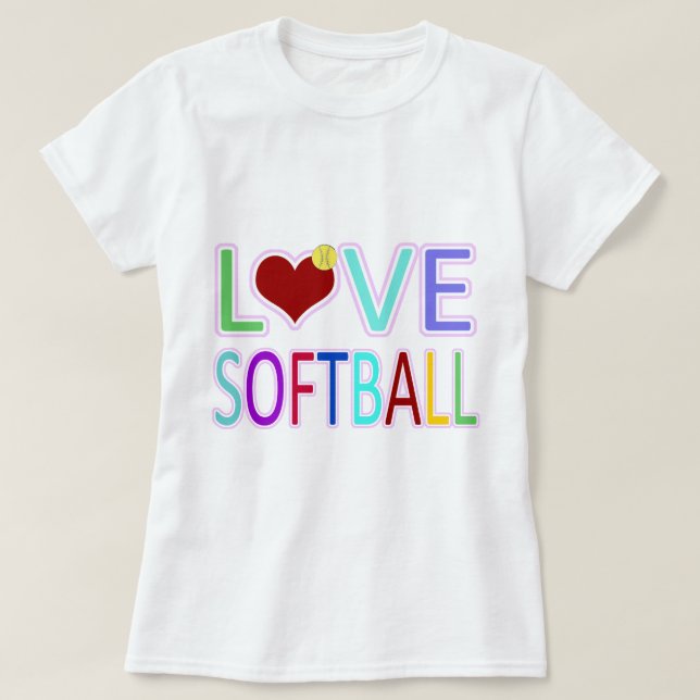 T-SHIRT LE BASE-BALL D'AMOUR (Design devant)