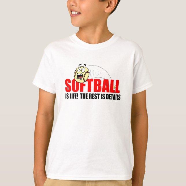 T-shirt Le base-ball est la vie (Devant)