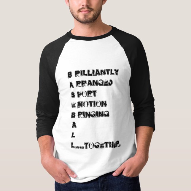 T-shirt Le base-ball est la vie (Devant)