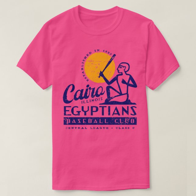 T-shirt Le baseball égyptien du Caire (Design devant)