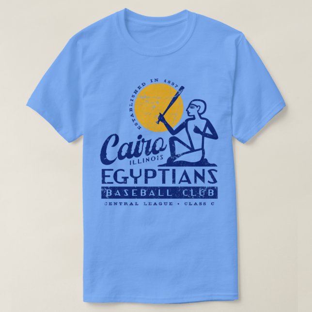T-shirt Le baseball égyptien du Caire (Design devant)
