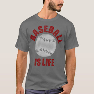T-shirt Le baseball est la vie