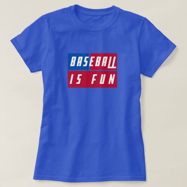 T-shirt Le Baseball Unique S'Amuse Sur Les Drapeaux Améric (Design devant)