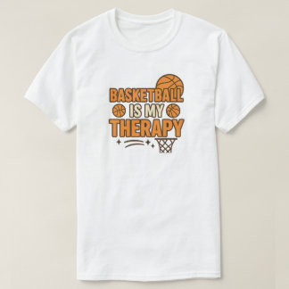T-shirt Le basket-ball est ma thérapie