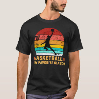 T-shirt Le Basket Est Ma Saison Préférée