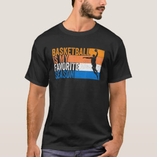 T-shirt Le Basket Est Ma Saison Préférée