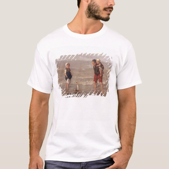 T-shirt Le bateau de jouet (Devant)