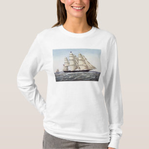 T-shirt Le bateau de tondeuse "nuage de vol "