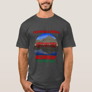 T-shirt Le Bateau Rouge Maisons Sunndalsøra Norvège