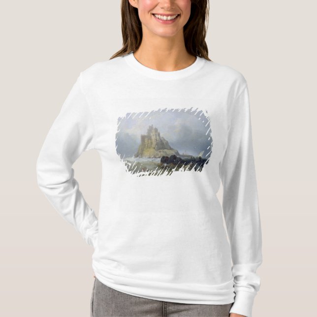 T-shirt Le bâti de St Michael, les Cornouailles (Devant)