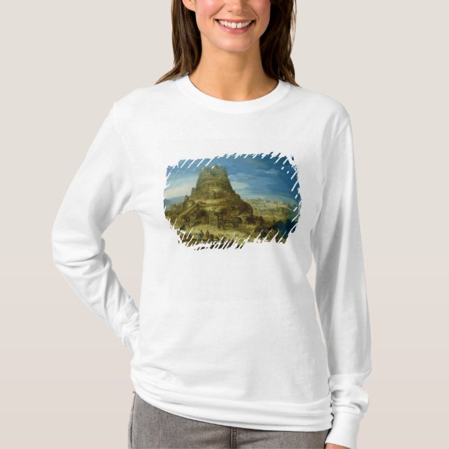 T-shirt Le bâtiment de la tour de Babel (Devant)
