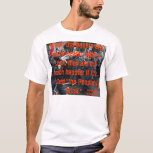 T-shirt Le BÂTON Mikhail Bakunin de PEUPLES