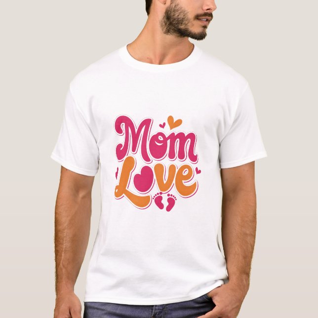 T-shirt Le battement de coeur de l'amour : la dévotion d'u (Devant)