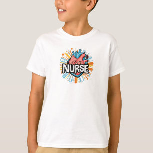 T-shirt Le battement de coeur d'une infirmière