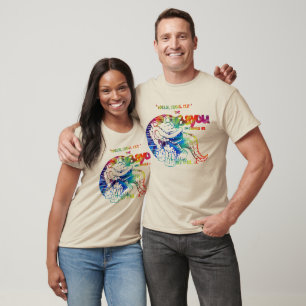T-shirt Le bayou - chemise vintage de bleu de colorant de