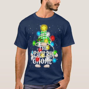 T-shirt Le Beach Bum Gnome Christmas Correspondant à la fa