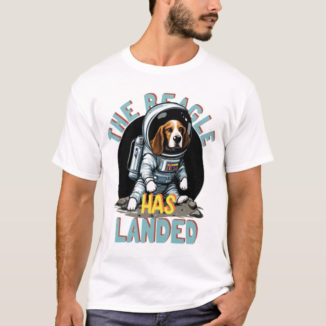 T-shirt Le Beagle A Atterri (Devant)