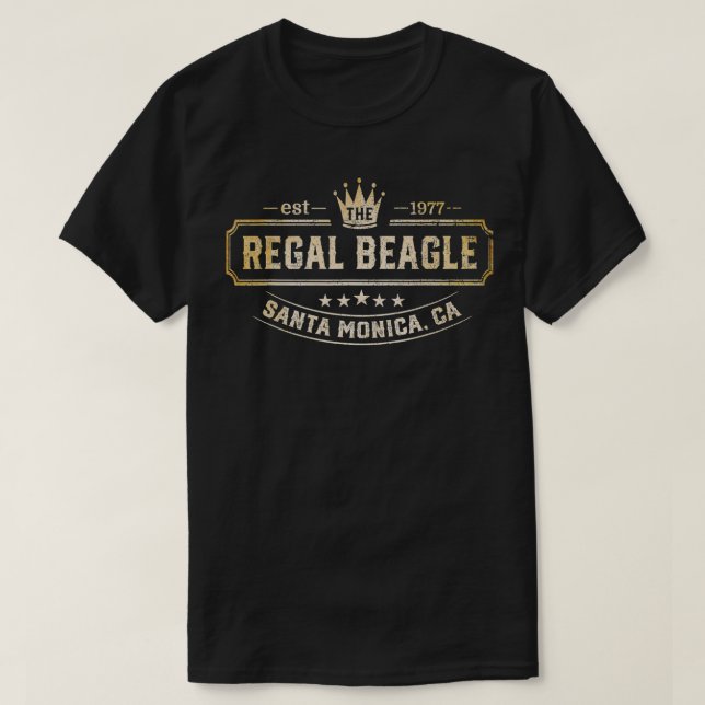 T-shirt Le Beagle drôle du Beagle Regal  (Design devant)