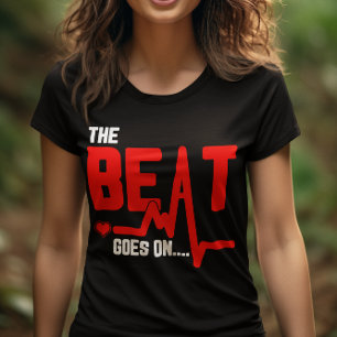 T-shirt Le Beat Commence Sur La Chirurgie Cardiaque Surviv