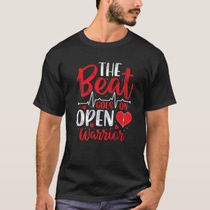 T-shirt Le Beat Se Déroule En Plein Coeur Chirurgie Bypass