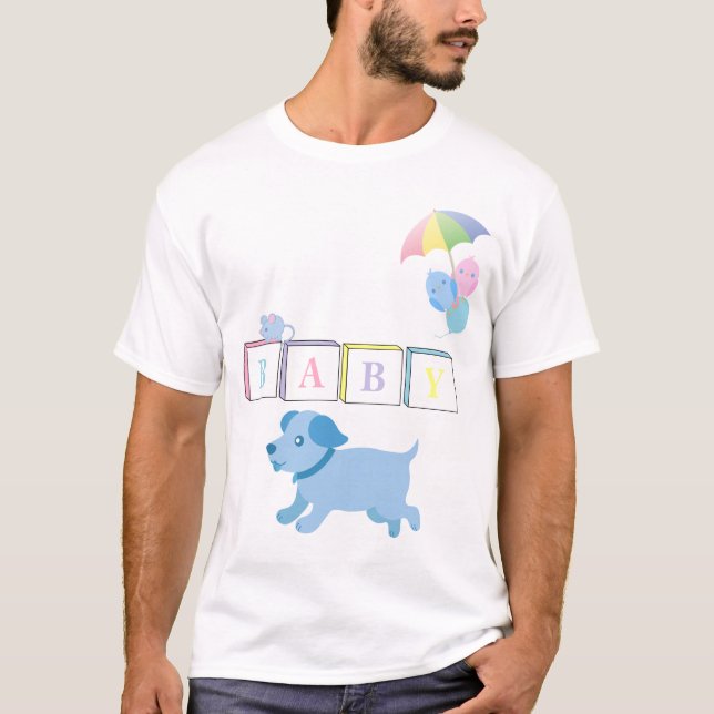 T-shirt Le bébé d'AB/Adult bloque la chemise (Devant)