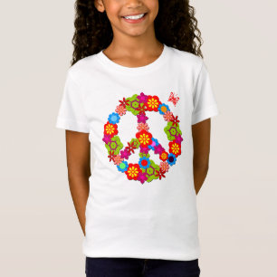 T-Shirt Le bébé de la fille de signe de paix - la poupé