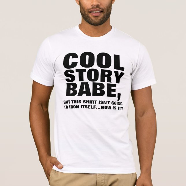 T-SHIRT LE BÉBÉ FRAIS D'HISTOIRE, REPASSENT LE MON (Devant)