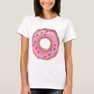 T-shirt Le beignet délicieux avec le glaçage et arrose