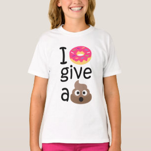 T-shirt Le beignet I donnent un emoji de dunette