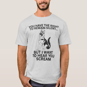 T-shirt Le berger allemand a le droit fou de rester un éta