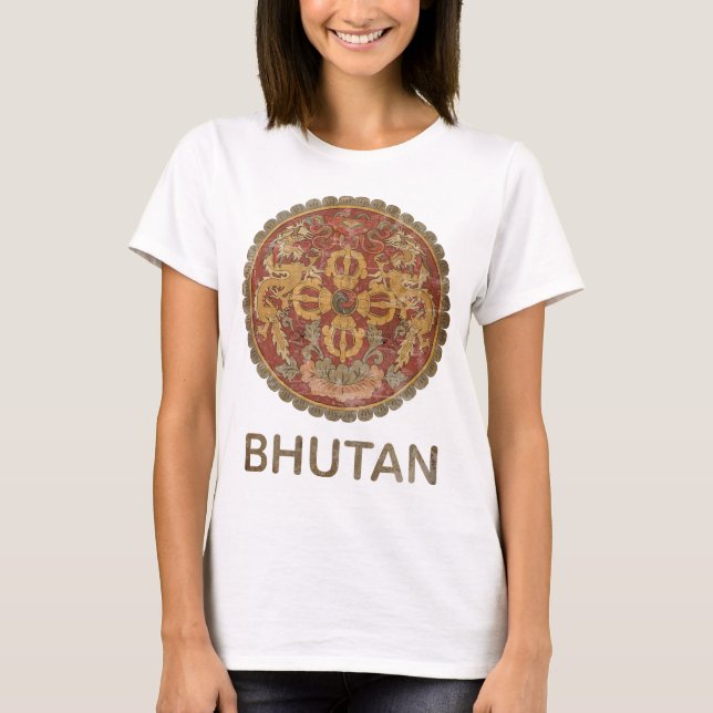 T-shirt Le Bhutan vintage (Devant)