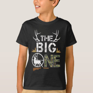 T-shirt Le Big One Birthday Boy Deer Hunter Camouflage 1s