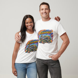 T-shirt Le binge-watching est mon superpouvoir - Fan d'ani